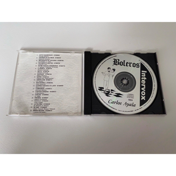 Carlos Ayala Estoy Enamorado Boleros CD Play Tested - Picture 4 of 4